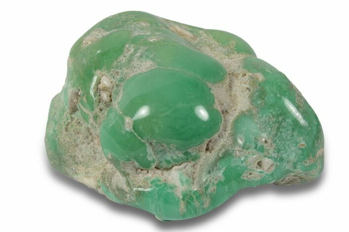 Polished Pastel Green Variscite Stone - Amatrice Hill, Utah #248383